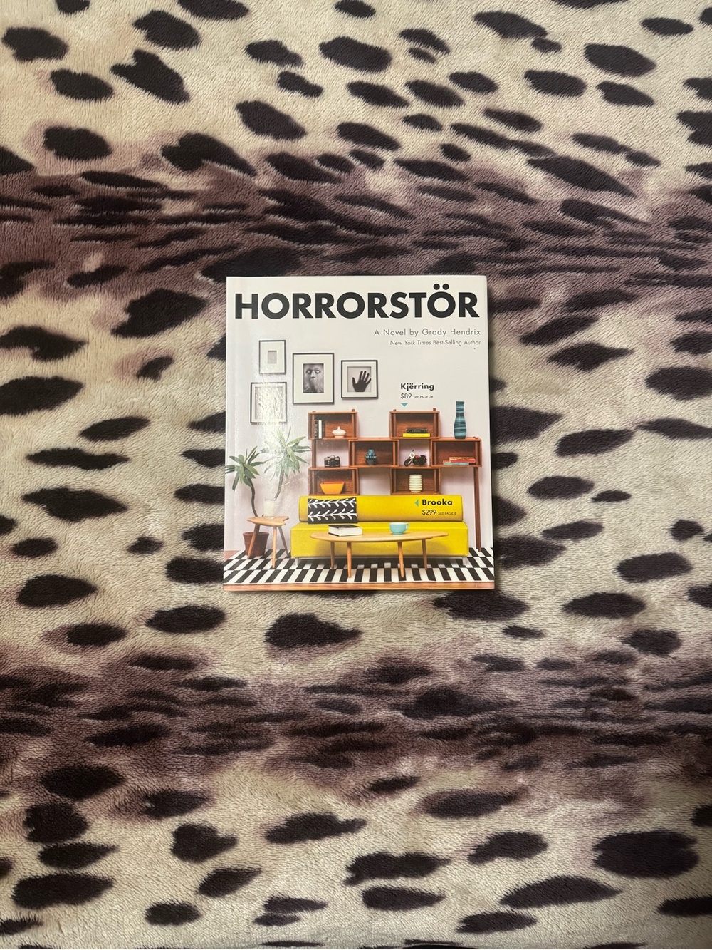 Horrorstör Paperback Book with Yellow Couch Cover